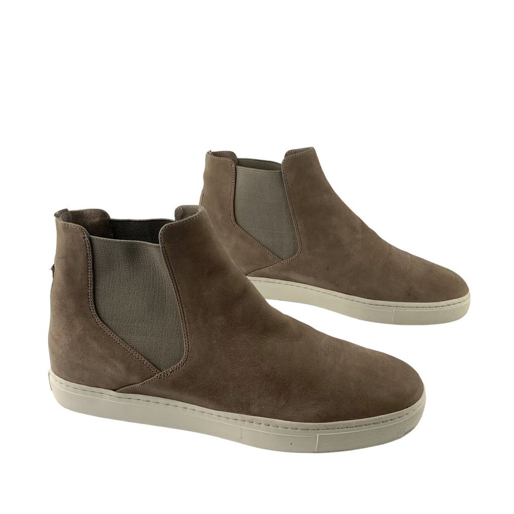 VINCE. Newlyn Sport Tan Suede‎ High-Top Fashion Sneakers